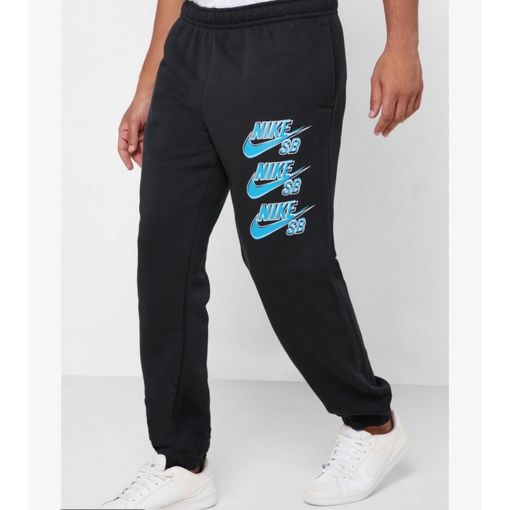 Nike SB Icon Men's XL Fleece Sweatpants Black Skateboarding Pants